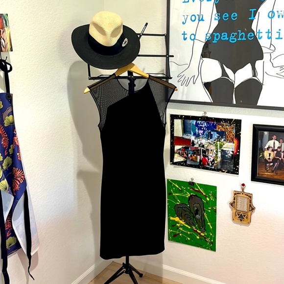 Teri 'LBD' Cocktail Dress with Ruched Sleeves - FINAL SALE main image 0